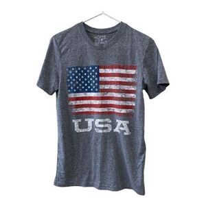 Home of the Brave USA Cotton Polyester Tee TShirt Size S